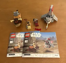 LEGO Star Wars: T-16 Skyhopper vs Bantha Microfighters (75265) Complete - No Box