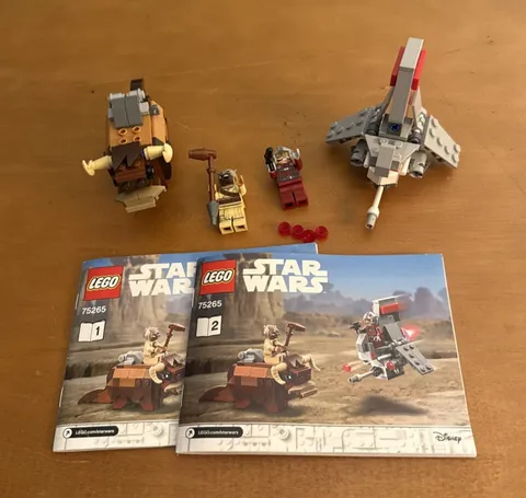 LEGO Star Wars: T-16 Skyhopper vs Bantha Microfighters (75265) Complete - No Box