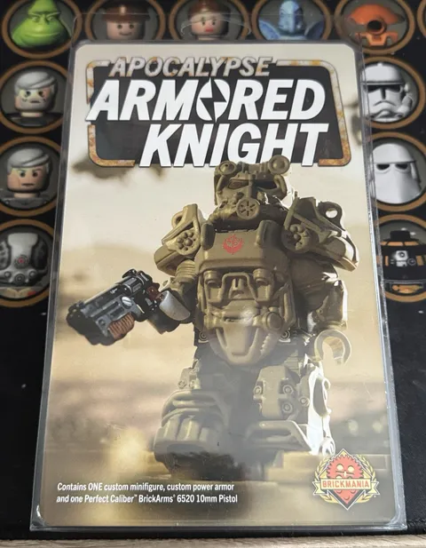 Brickmania Custom UV printed on official LEGO - Apocalypse Armored Knight