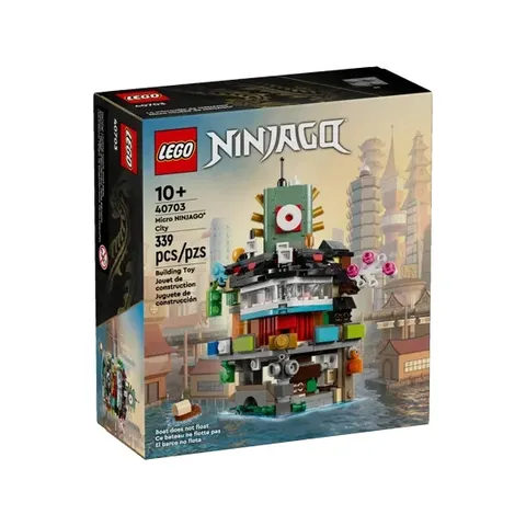 LEGO Ninjago Micro NINJAGO City 40703 Building Kit for Kids (339 Pieces)