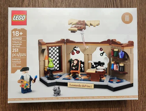LEGO 40902 Tribute to Leonardo da Vinci; 2026 Promotional; Brand New and Sealed!