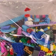 LEGO Bulk Lot Mixed Bricks Pieces 4lbs 5oz Assorted Colors and Shapes