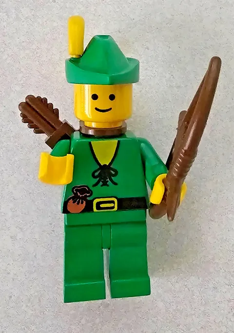 LEGO Forestman with Quiver Bow Plume  Minifigure