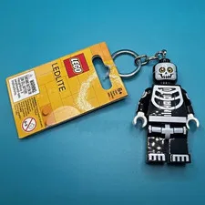 LEGO LEDLITE Skeleton Light Up Minifigure Keychain LED Light