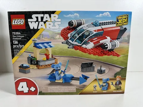 LEGO Star Wars The Crimson Firehawk (75384) Young Jedi Adventures Set - New