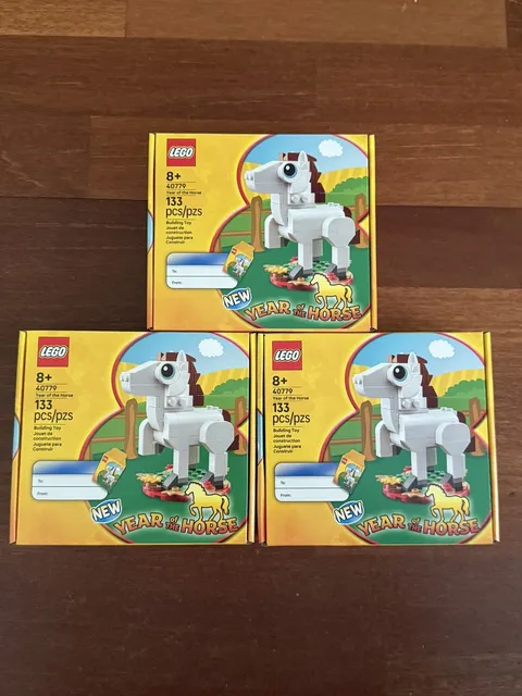 LOT OF 3 LEGO 40779 Year of the Horse NEW SEALED LIMITED EDITION GWP 2026 