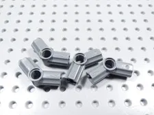 LEGO Lot of 4 Dark Bluish Gray Technic Axle Pin Connector #4 BD