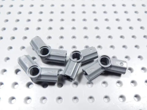 LEGO Lot of 4 Dark Bluish Gray Technic Axle Pin Connector #4 BD