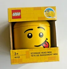Lego 4033 Mini Storage Head Silly Face Minifigure Room Decor NEW in Box