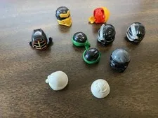 LEGO 10 Minifigure Headgear:  Ninjago Helmets, Wraps, and Caps