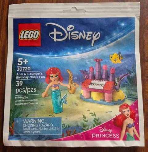 LEGO Disney Princess Ariel & Flounder's Birthday Music Fun 39 Piece 5 Years Plus