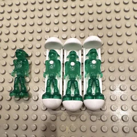 Lego Space Mars Mission alien (mm001) Lot Of 4 With 3 Hypersled