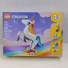 LEGO Creator Magical Unicorn 31140 3 in 1 Building Set 145 Pieces Ages 7+ Toy