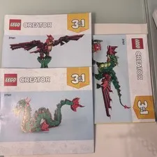 LEGO CREATOR: Medieval Dragon 3in1 (31161)  INSTRUCTIONS ONLY