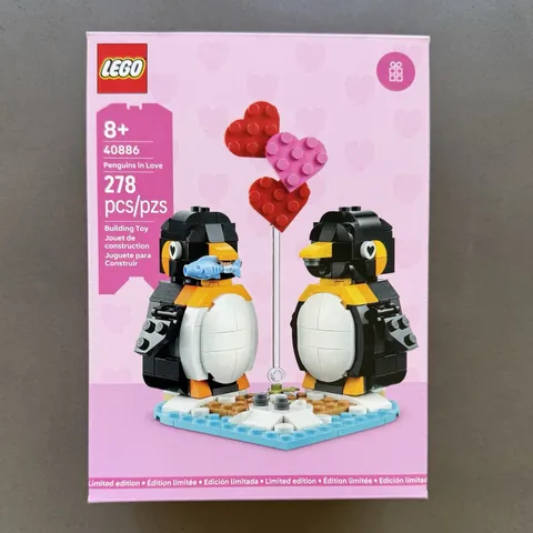LEGO 40886 Penguins in Love NEW SEALED  Limited Valentine Edition