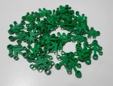 LEGO- #2423 GREEN -PLANT LEAVES 4X3-35 PIECES