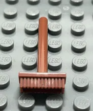 Lego 3836 Push broom reddish brown