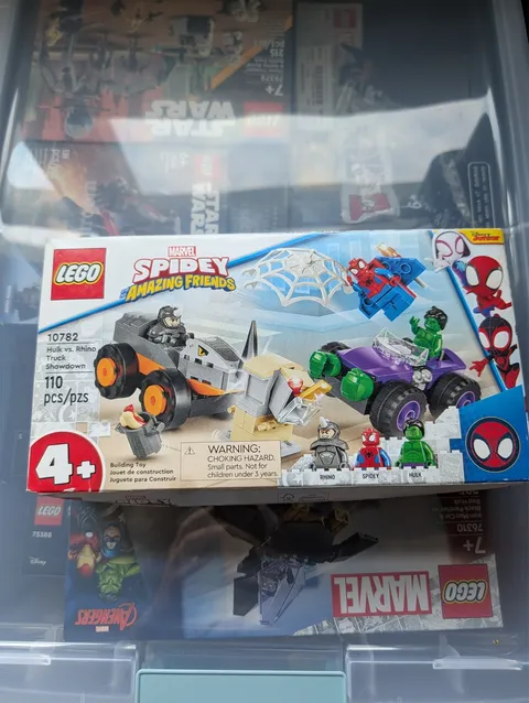 LEGO Spider-Man: Hulk vs. Rhino Truck Showdown (10782)