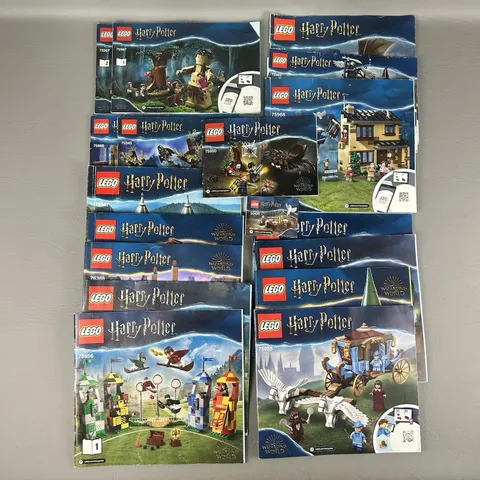 Lego Harry Potter Instruction Manual Lot 18 Booklets 75968 75947 75945 75956 Etc