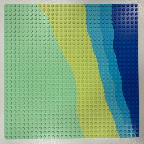 Lego Baseplate 32 x 32 with Beach Pattern (3811px1) From Sand Dollar Cafe 6411