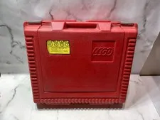 LEGO Carrying Storage Hard Red Case Only Vintage USA Made 1985 14"x13"