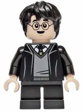 LEGO MINIFIGURE HARRY POTTER - HOGWARTS ROBE WITH WAND HP607