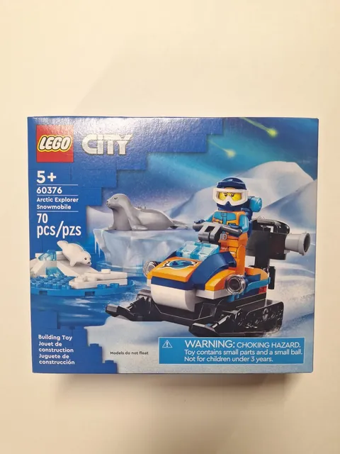 LEGO CITY: Arctic Explorer Snowmobile (60376) Brand New 