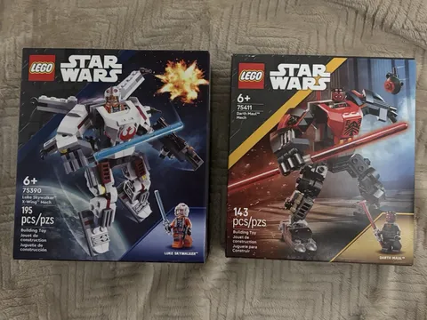 Lego Star Wars Luke Skywalker X-Wing Mech & Darth Maul Mech Unopened