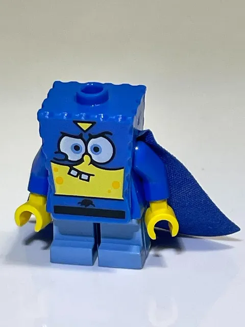 Lego Spongebob Super Hero Minifigure 3815 Used Good Condition bob025 #23