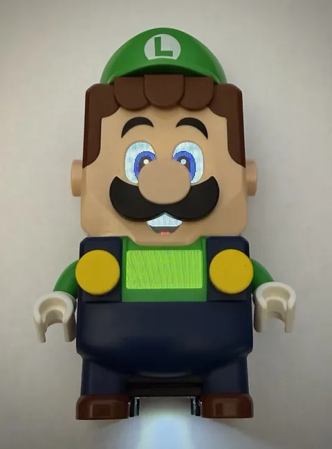 Lego Interactive Mario "Luigi Only" Minifigure Talking & Light-Up LCD Figure