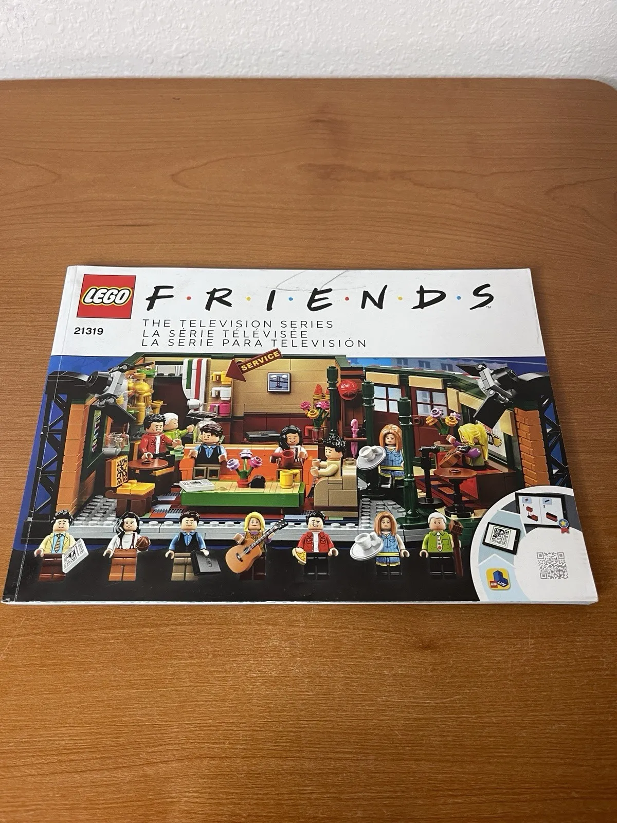 LEGO Friends The Television Series (21319) Central Perk Instruction Manual Only