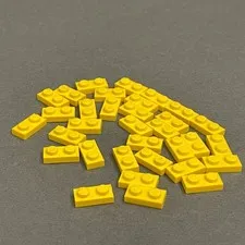Lego 3023 Yellow Replacement Add-on Pieces Parts Lot of 33