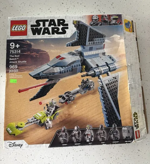 LEGO Star Wars The Bad Batch Attack Shuttle 75314 BAGS 4 5 & 7 ONLY NO MINIFIGS