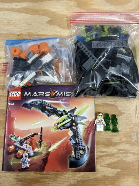 LEGO 7693 Mars Mission ETX Alien Strike 100% Complete W/ Instructions
