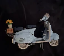 LEGO Icons Vespa 125 10298 Scooter 1106pcs 18+ Light Blue Custom Printed