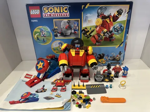 Lego Sonic the Hedgehog 76993 Sonic vs. Dr. Eggman's Death Egg Robot Open 99%