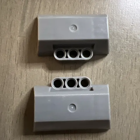 LEGO 61069 Dark Bluish Gray Technic, Panel Engine Block Half / Side Intake x2