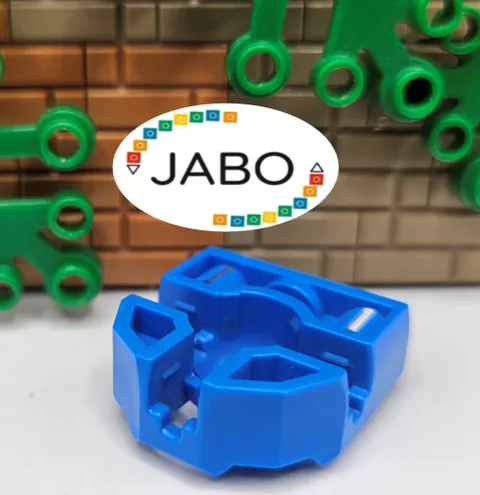 (S13 / 11 / 2) LEGO Technic 32172 Pin Connector Block 3 x 3 x 1 Blue