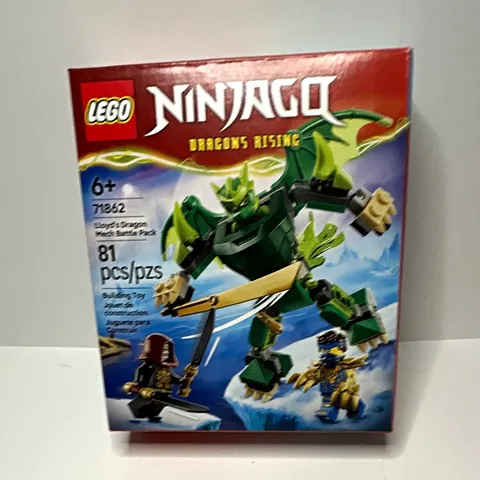 LEGO NINJAGO 71862 Lloyd's Dragon Power Mech Battle Pack Set 81 pcs- ships today