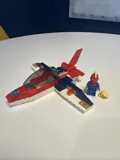 LEGO Marvel Captain Marvel Jet & Minifigure SH641 76153 Avengers Incomplete