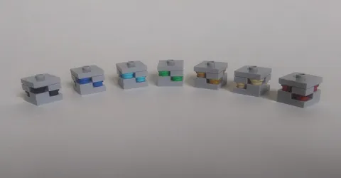 LEGO ~ Minecraft ~ Ore Blocks ~ 8 ~ Diamond, Emerald, Iron, Copper, Gold, etc.