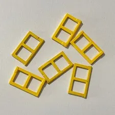 Lego 60608 Yellow Replacement Add-on Parts Pieces Lot of 6
