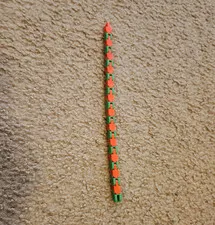 LEGO Green & Orange Interlocking Chain-Linked Plastic Pieces Lot