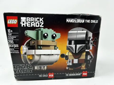 Lego Star Wars: Brick Headz The Mandalorian and the Child - Set 75317   New