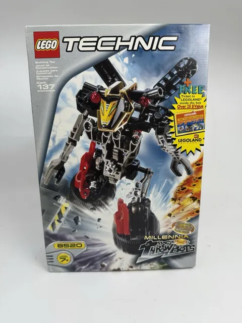 LEGO Technic 8520 Millennia Throwbots 1999 NEW SEALED Legoland Ticket RARE