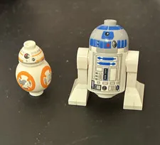 LEGO Star Wars Minifigure Lot of 2 R2-D2 & BB-8 Droid Figures