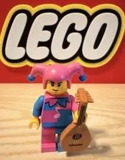 Lego Jester Minifigure With Accessory