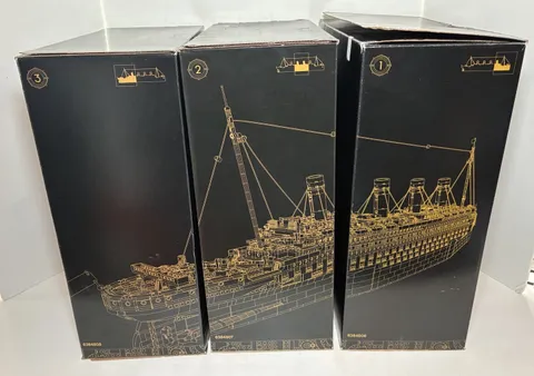 LEGO titanic (10294)  Box 1 Partially Built, Box 2 & 3 Are Still Factory Sealed