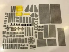 Vintage 80s Grey Space Lego Bulk Lot Radar Satellite Dish Base Plates Yellow