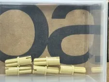 LEGO Parts - Tan Technic, Axle 1L with Pin with Round Hole - No 3749 - QTY 5